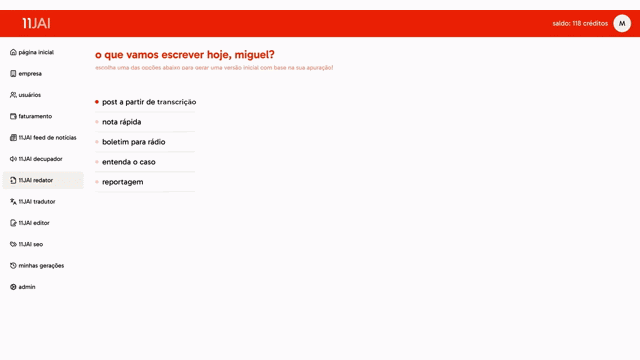 Demonstração da ferramenta